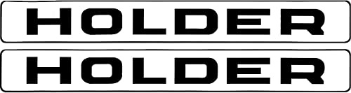 Holder Motorhaube Set (2 Stück) Schlepper Traktor Sticker Aufkleber Klebefolie