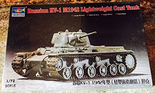 Trumpeter 07233 Modellbausatz Russian KV-1 M1942 Lightweight Cast Tank