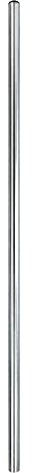 Premium X Antennenmast 2m Ø 48mm Stahl SAT Mast Satellitenmast Mastrohr Stangenrohr Halterung für Satelliten-Schüssel