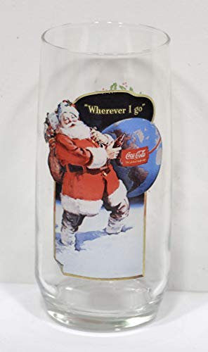Coca Cola Haddon sundblom Santa Glas – 1 von 3 Series II