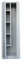 Lüllmann Spind komplett montiert Kleiderspind 180x60x50cm grau Besenschrank Spindschrank Metallschrank abschließbar Putzmittelschrank 510720 für Personalraum
