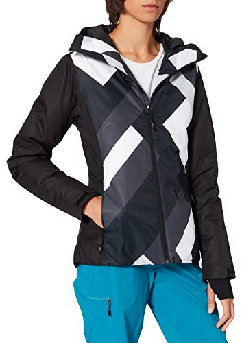 CMP Damen Skijacke Woman Jacket Fix Hood 39W1686NF Nero 34