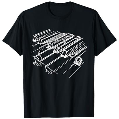 Klavier T-Shirts Pianist Geschenke