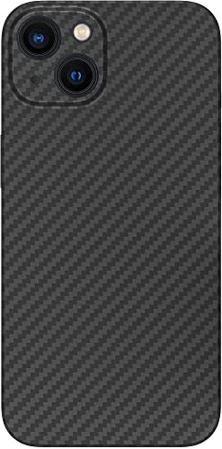 Black Rock - Hülle Carbonhülle Case Ultra Dünn Passend für Apple iPhone 13 | Aramid Handyhülle, Fiber Cover, Kabellos Laden, Premium (Schwarz)