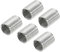 sourcing map 5 Stück Gewindereduziermuttern Einsatz M12 x 1mm Stecker auf M10 x 1mm Feingewinde-Innenadapter, 15mm lange Rohrverschraubung Konvertierungshülse Reduzierstück