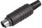 Mini-DIN-Stecker, 3-polig, Audio-Video-Anschlüsse, DIN, 1 Stück
