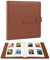 256 Pockets Photo Album for Fujifilm Instax Mini LiPlay 11 12 90 70 50S 26 25 9 8+ 8 7S Instant Camera,2x3 inch Film Book for Polaroid Zink Photos Paper(Brown)