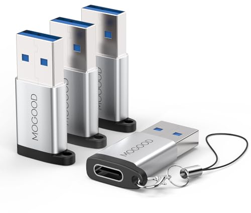 USB C Female to USB A Male Adapter Type C Charger Connector for Apple MagSafe Watch 7/8 to USB Wall Plug Type C Charger Cable Power Converter Compatible with iPhone 14 Plus Pro iWatch AirPods CarPlay