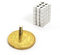 Oblique Unique® 20 Mini Magnete, ultrastark - 3x3mm - NEODYM - Das Original - für Büro Küche Pinnwand zum Basteln UVM.