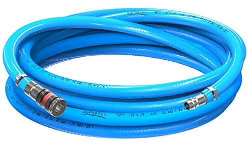 Tuyau à air comprimé - jeu de tuyau + Würth raccord de sécurité choix: (15m mètre, Ø intérieur 13mm)