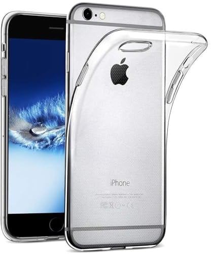 Oprimio Coque Transparente pour iPhone 6 et 6S - Silicone Ultra Fin, 100% Transparent, Matériau Allemand - Protection pour Apple iPhone 6/6S