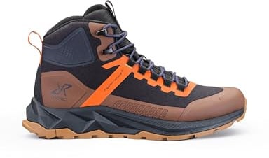 RevolutionRace Herren Phantom Trail Mid Waterproof Hiking Boots, Wasserdicht Wanderschuhe Herren für alle Outdoor-Aktivitäten, Dark Navy, 43