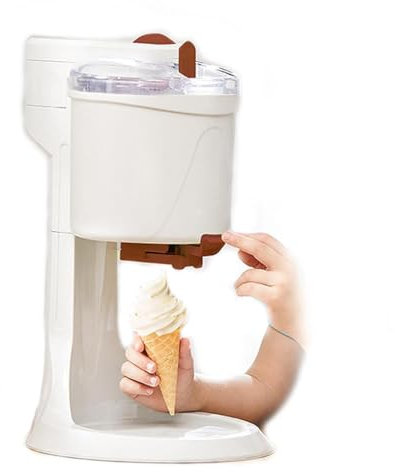 GAYAYAS Machine à Crème Glacée Italienne 1000Ml, Machine à Sorbet au Yaourt Congelé, pour Mélangeur Portable à la Maison