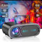 Immver Native 1080P Projector, 4K Supported, 850ANSI Auto Focus & Keystone, WiFi 6 Bluetooth Portable Projector for Home Theater, Outdoor Movies, Gaming, Compatible with TV Stick, USB, PS5, Smartphone