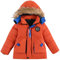 Guqmjde Winterjacke Jungen Daunenjacke Kinder Mantel Wintermantel Puffer Jacke Jacken Reißverschluss Kapuzenjacke Outdoorjacke Daunenmantel Thermojacke Meine Bestellungen Anzeigen Orange, 2-3 Jahre