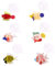 amangul Lot de 6 poissons flottants en verre coloré pour décoration d'aquarium