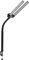 12 W Superhelle LED-Perlen, Architekten-Schreibtischlampe, Uhr, Schwenkarm, Faltbar, Verstellbare Tischleuchte, LED-Schreibtischleuchte, Zeichnen, 89,9 cm Zum Arbeiten (EU-Stecker)