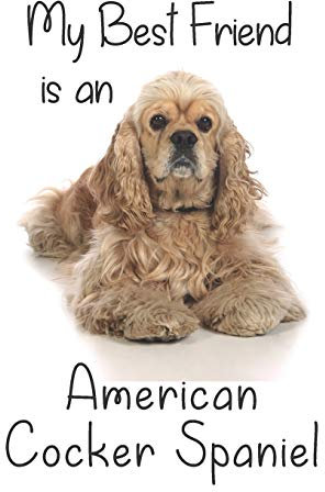 My best Friend is a American Cocker Spaniel: 8” x 5” Blank lined Journal Notebook 120 College Ruled Pages (Best Friends, Band 199)