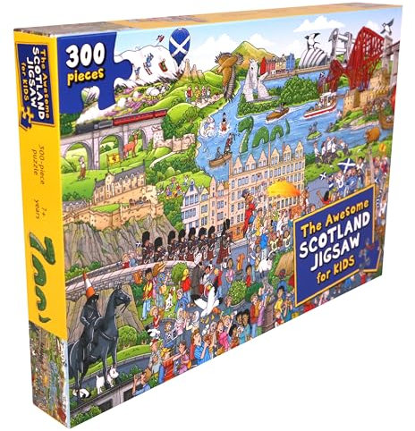 The Awesome Scotland Jigsaw for Kids: 300 Piece Puzzle
