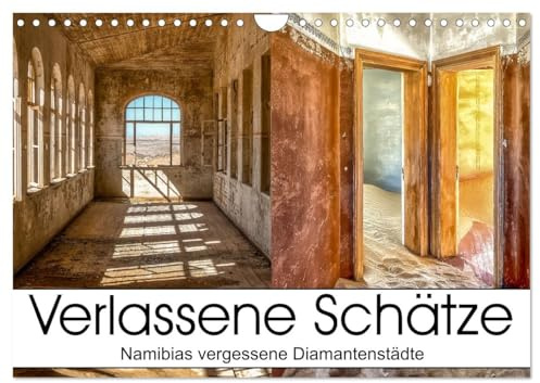 verlassene Schätze (Wandkalender 2026 DIN A4 quer), CALVENDO Monatskalender: Die vergessenen Diamantenstädte Namibias (CALVENDO Orte)