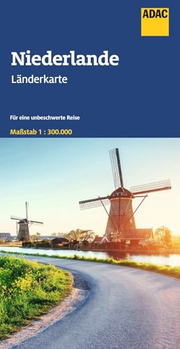 ADAC Länderkarte Niederlande 1:300.000: Straßenkarte und Autokarte