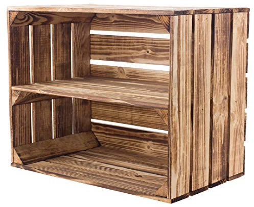 9x Pacco Infiammato Cassa per Scarpa e Scaffale libri 50x40x30cm