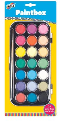 Galt Toys, Paintbox, 21 Paint Discs and Brush, Ages 6 Years Plus