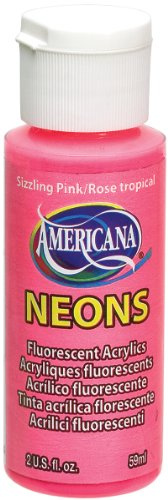 Deco Art Neon Amerciana Acrylics Paint, Sizzling Pink, 59 ml (Pack of 1)
