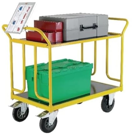 VFM 371757 Top Shelf for Platform Truck, Yellow/Brown