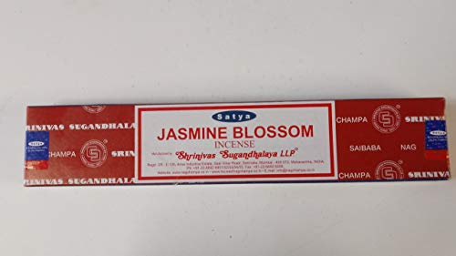 Satya Satya Sai Baba Jasmine Blossom Nag Champa Incense Sticks (15 sticks)