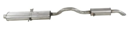 WALKER 22493 Endschalldämpfer ohne Anbauteile Hinten Kompatibel mit CHRYSLER VOYAGER IV RG, RS 04880252AD 4880252AB 4880252AC