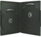 100 Xlayer DVD CD Hüllen 14mm 2fach 2er black eco