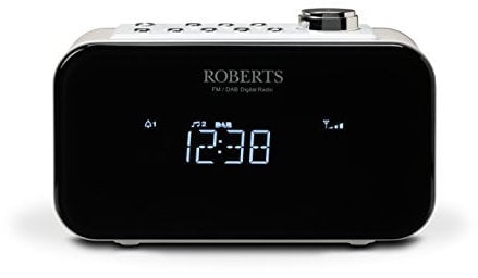 Roberts Radio ORTUS2W DAB+/DAB/FM Radio sveglia con ricarica USB Smartphone - Bianco
