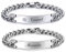 aplusashop ID Edelstahl Armband mit Strass + Gravur nach Wunsch, auch als Partnerarmbänder mit Box NEU (Silber Einzeln ohne Stein)