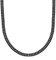 Tumundo 1 Massive Panzerkette Gliederkette Ø 12mm Königskette Oder Armband Herren Silbern Golden Halskette Edelstahl, Farbe:schwarz - 100cm