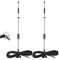 Bingfu Antenne 4G LTE MIMO TS9 à Base Magnétique 8dBi Paquet de 2 pour Routeur de Point d'accès Mobile MiFi Clé USB pour Modem Jetpack 8800L 7730L Nighthawk M1 MR1100
