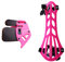 BICASTER Bogenschießen Fingerschutz (RH) + Armschutz Set für Traditionsbogen Recurve Bogen Schutzausrüstung (Rosa, Medium)