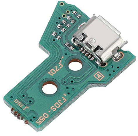 Consola de Juegos Piezas de Repuesto de la Placa de Carga de 12 Pines, Cargador de Enchufe de Puerto de Placa de Carga USB JDS-050 para Mando de Juego