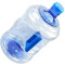 Toddmomy 1 bouteille d'eau portable de grande capacité avec bouchon et poignée (10 l)
