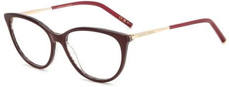 Carolina Herrera Her 0196 6K3/15 BURGUND GOLD Eyewear Women Acetate, Standard, 55
