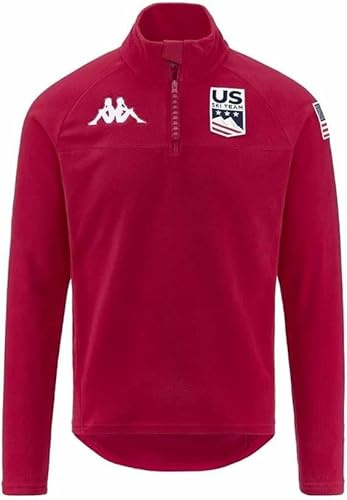 KAPPA 331L5UW-250 6CENTO 687B US Sweatshirt Unisex Red Größe XS
