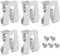 ChgImposs 5pcs Electric Drill Belt Clip Replacement Hooks Clips Tools Holder for Impact Drills Tools, Belt Holder Clips