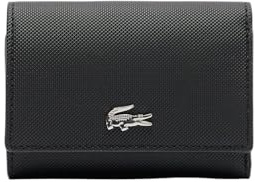 Lacoste Portefeuille à Rabat Pression Anna Noir-Farine