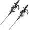 Myth of the Moon Ohrhaken Nadel Piercing Ohrring, 2024 Neuheit Stern Mond Ohrwickel Crawler Haken Ohrringe, Kreative Stern Mond Ohrringe, Geschenke Beste Freundin, Kunststoff