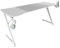 MARSGAMING MGD-X160, Scrivania Gaming Ergonomica, Superficie in Fibra di Carbonio, Struttura in Metallo, Tappetino XXL, Supporto per Cuffie e Bevande, Gestione dei Cavi, Desk Gaming 160x60cm, Bianco