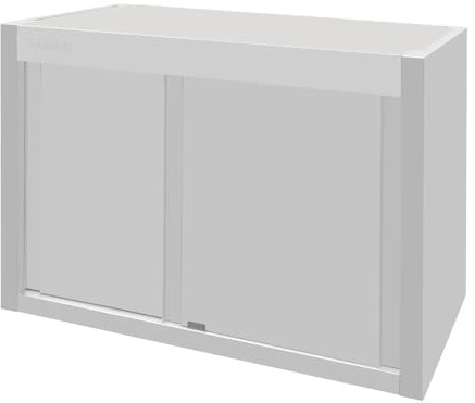 Vogue Wall Cupboard Stainless Steel, 650x900x400mm | Maximizes vertical capacity and frees up floor space in high-volume, busy commercial kitchens and prep zones.
