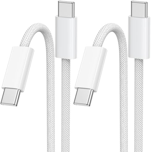 Cable USB C a USB C[2Pack 2M]Cable USB C 60W Carga Rapida Cable USB Tipo C