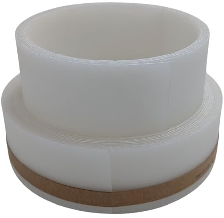 zaun|zu® Premium Duo Set Einzelstreifen 2,55 m | Sichtschutzstreifen PP für Doppelstabmatten UV-beständiger Sichtschutz | Zaunblende | Made in Germany | Gesamthöhe 19cm Milchglas-Optik