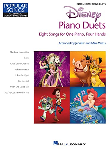 Disney Piano Duets: Songbook für Klavier 4-händig (Hal Leonard Student Piano Library): Songbook Klavier Duette