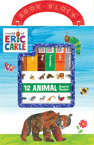 World of Eric Carle, My First Library Animal Board Book Block 12-Book Set - PI Kids